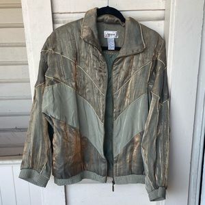 Vintage retro bomber windbreaker